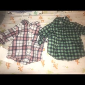 Newborn button up shirts